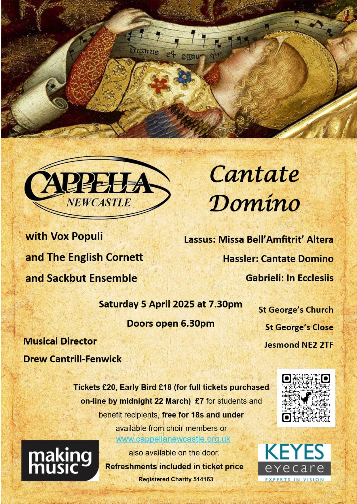 Cappella Concert: Cantate Domino